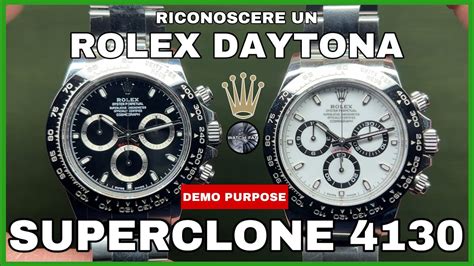 come riconoscere un rolex originale daytona|rolex daytona 4130.